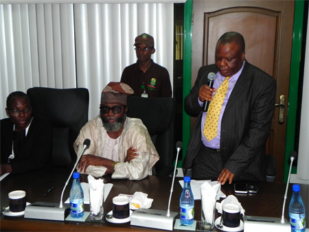 IPMA-UK Africa Regional  Legal Adviser, Barrister Daniel Elekwachi Giving IPMA  Vote Of Thanks During the signing ceremony